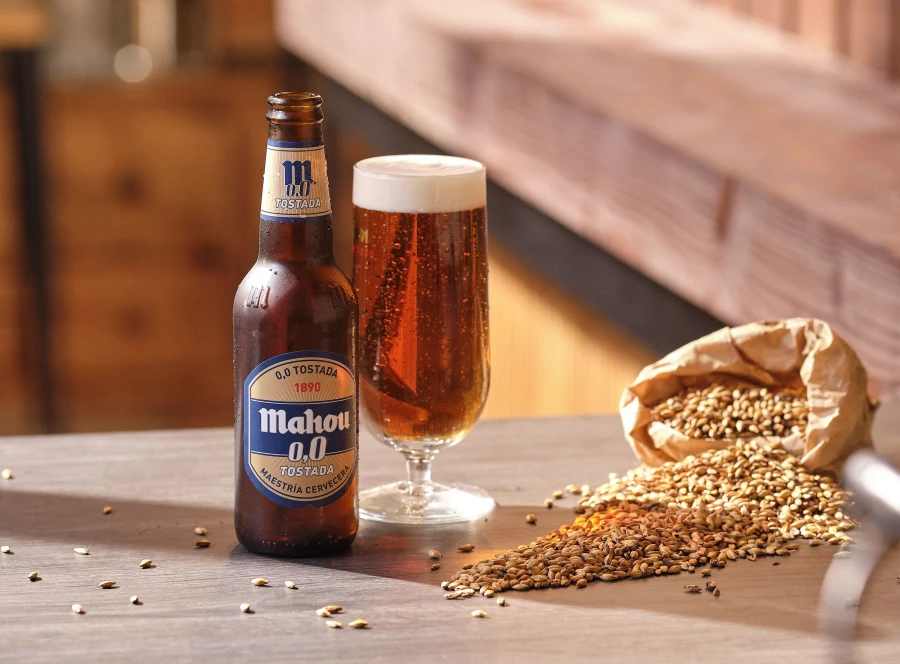 Mahou 0'0 Tostada