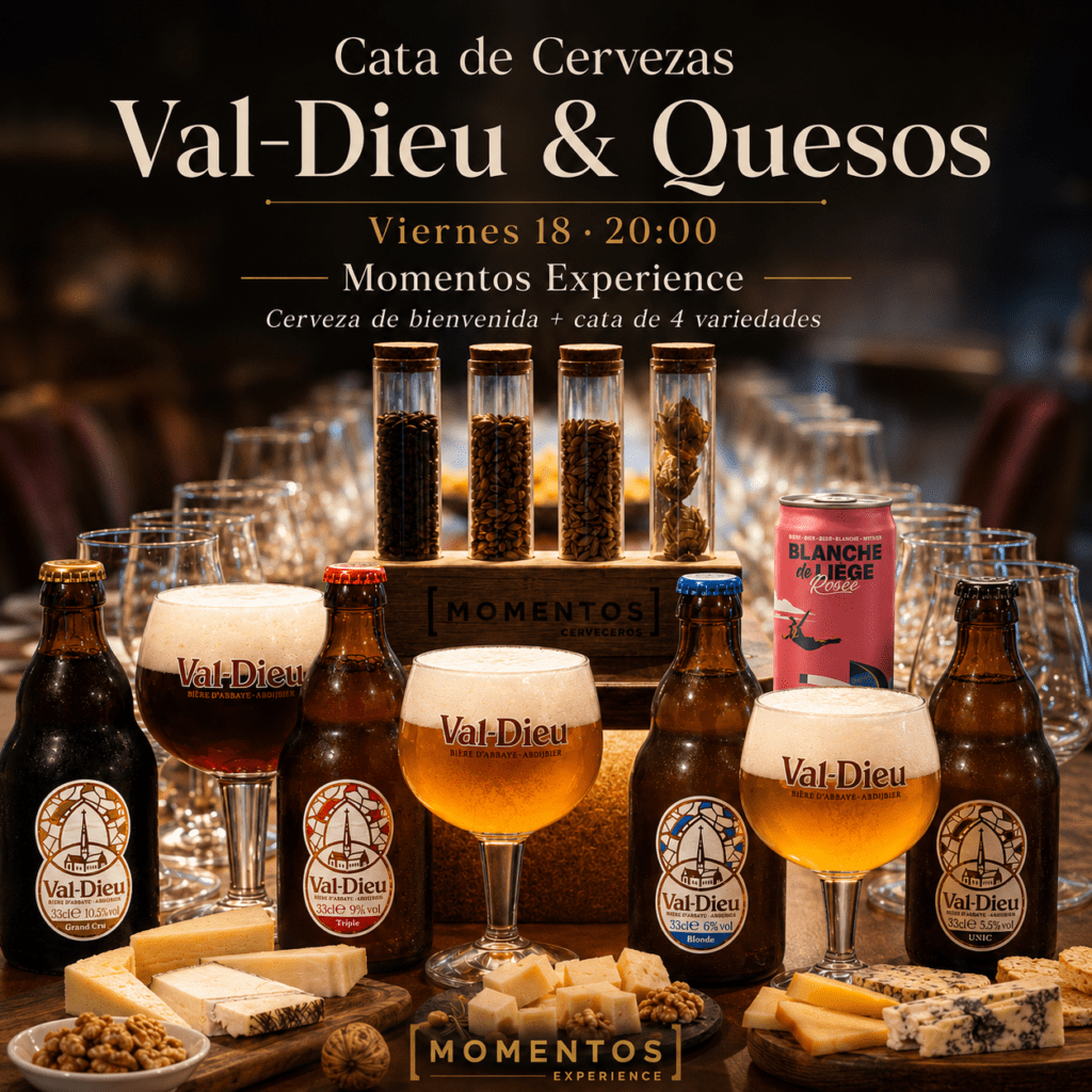 Cata de cervezas Val-Dieu
